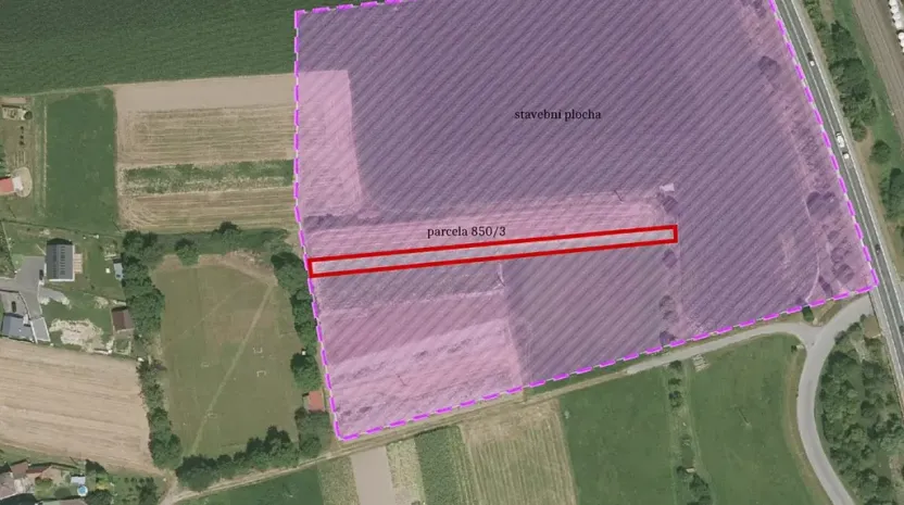 Prodej podílu komerčního pozemku, Rájec-Jestřebí, 480 m2