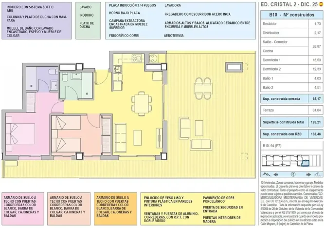 Prodej bytu 3+kk, Cabanes, Španělsko, Carrerasa Torre la Sal, 65 m2