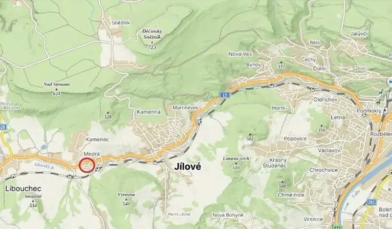 Prodej pozemku, Jílové, 577 m2