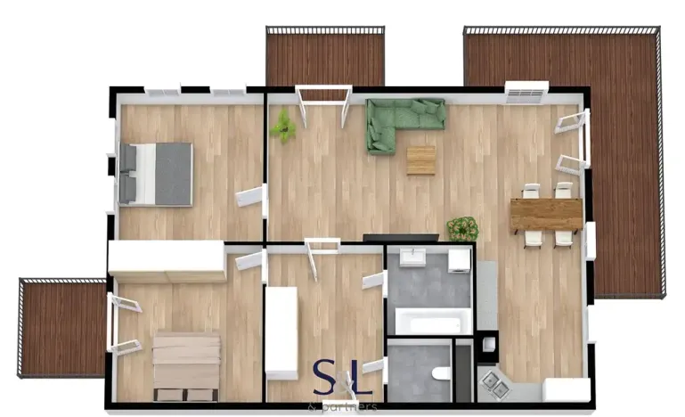 Pronájem bytu 3+kk, Liberec, Tálínská, 78 m2