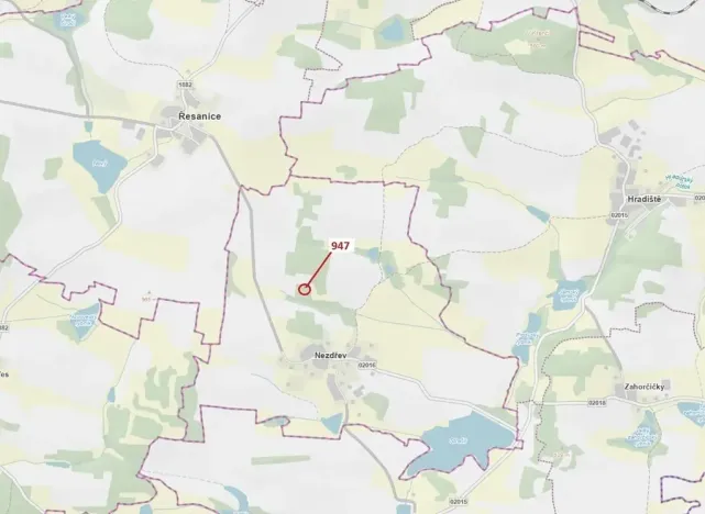 Dražba lesa, Nezdřev, 126 m2