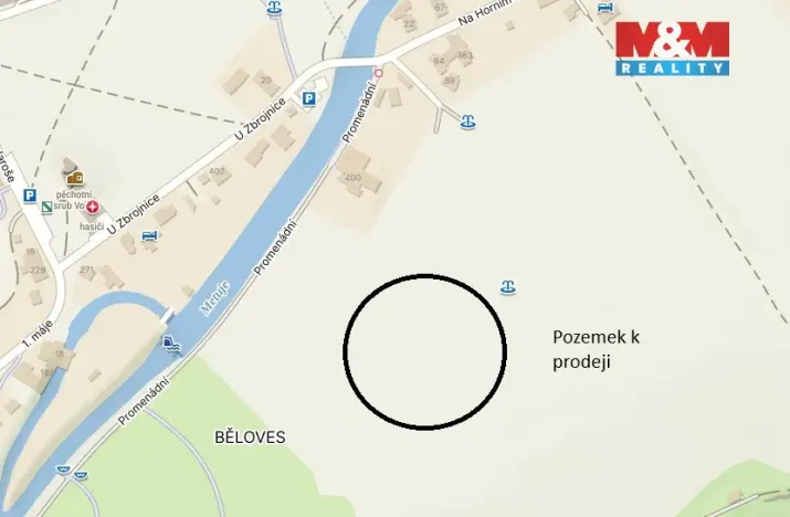 Prodej pozemku pro bydlení, Náchod, Promenádní, 13250 m2