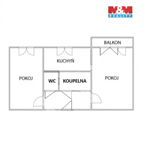 Pronájem bytu 2+1, Ostrava, Opavská, 52 m2