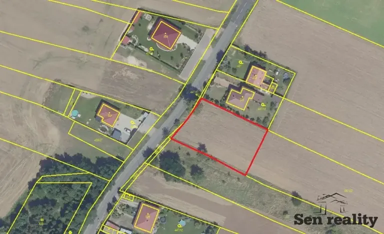 Prodej pozemku pro bydlení, Tatce, Na Stachově, 1600 m2