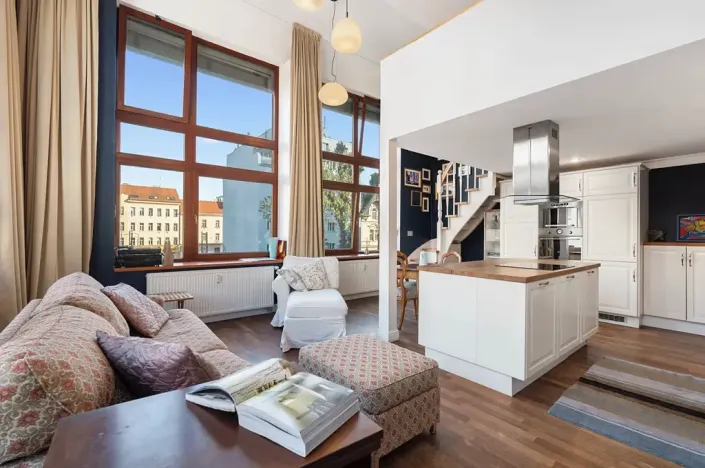 Pronájem bytu 2+kk, Praha - Libeň, Novákových, 60 m2