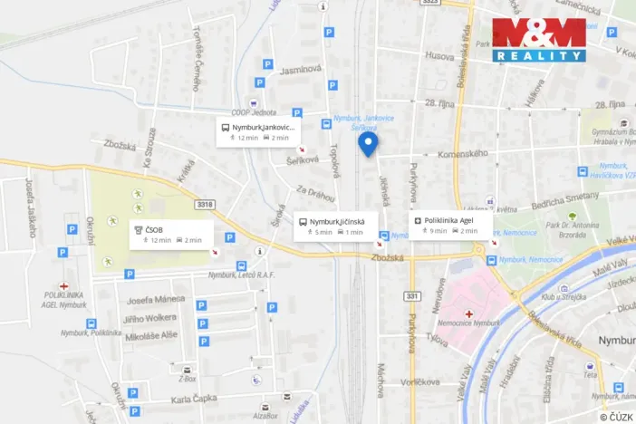 Pronájem obchodního prostoru, Nymburk, Jičínská, 320 m2