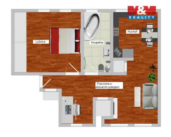 Pronájem bytu 2+kk, Brandýs nad Labem-Stará Boleslav - Brandýs nad Labem, Michalovická, 73 m2