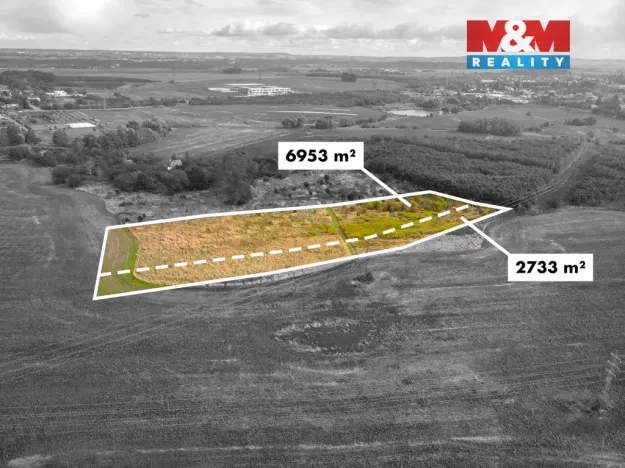 Prodej pole, Praha - Šeberov, 2421 m2