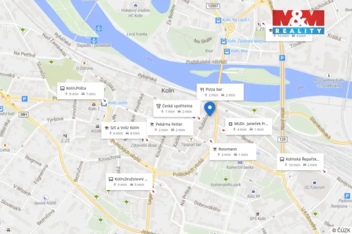 Pronájem bytu 3+kk, Kolín - Kolín I, Rubešova, 60 m2