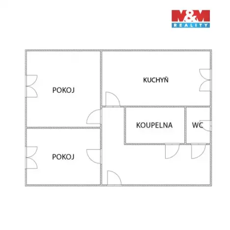 Pronájem bytu 2+1, Strakonice - Strakonice II, Školní, 59 m2