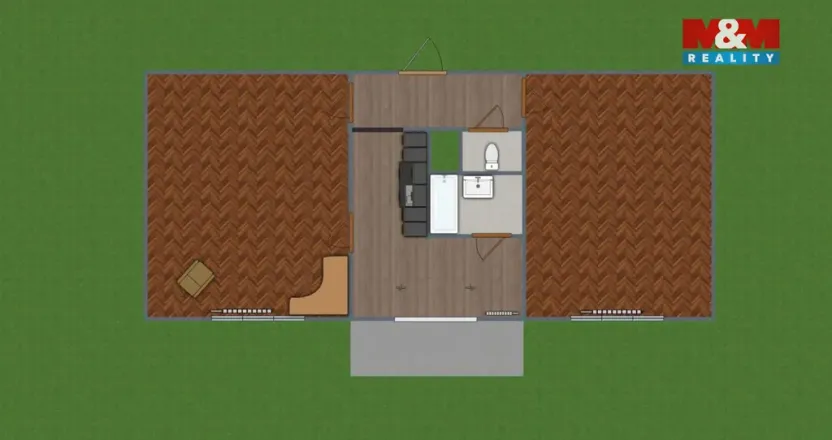 Pronájem bytu 2+1, Vacov - Vlkonice, 63 m2