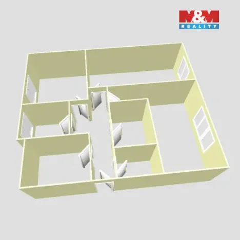 Prodej bytu 3+kk, Nymburk, Jurije Gagarina, 59 m2