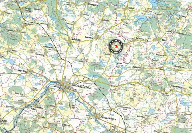 Prodej lesa, Horažďovice, 10763 m2