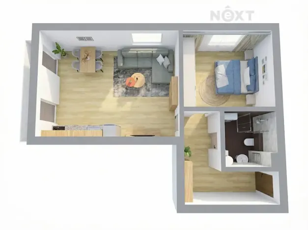 Prodej bytu 2+kk, Lavičky, 57 m2