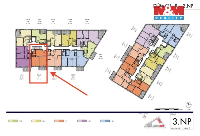 Prodej bytu 2+1, Praha - Hlubočepy, Gollové, 59 m2
