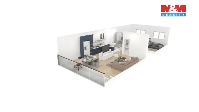 Prodej bytu 3+kk, Praha - Bohnice, Štětínská, 65 m2