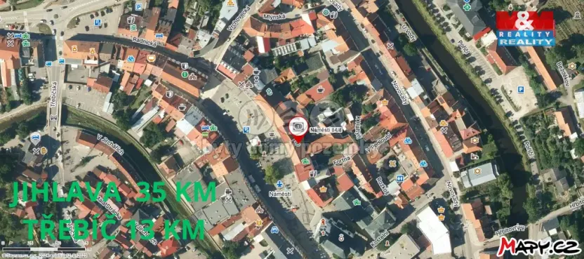 Pronájem obchodního prostoru, Velké Meziříčí, Náměstí, 68 m2