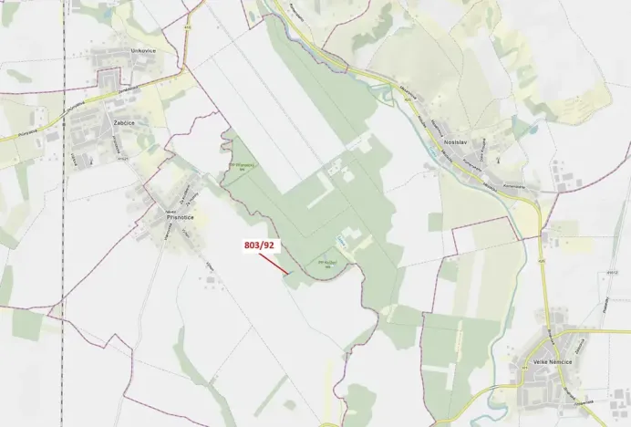 Dražba lesa, Přísnotice, 1778 m2