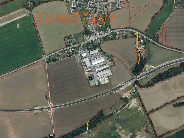 Dražba pozemku, Dolany, 1627 m2