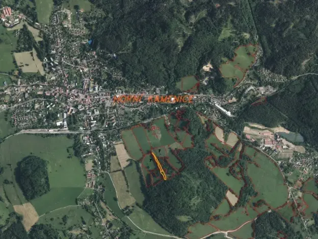 Dražba pozemku, Česká Kamenice, 5161 m2