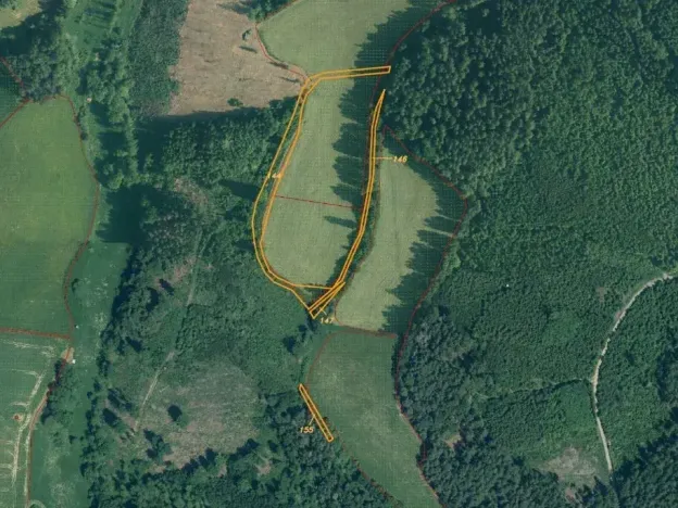 Dražba louky, Chlistov, 4212 m2