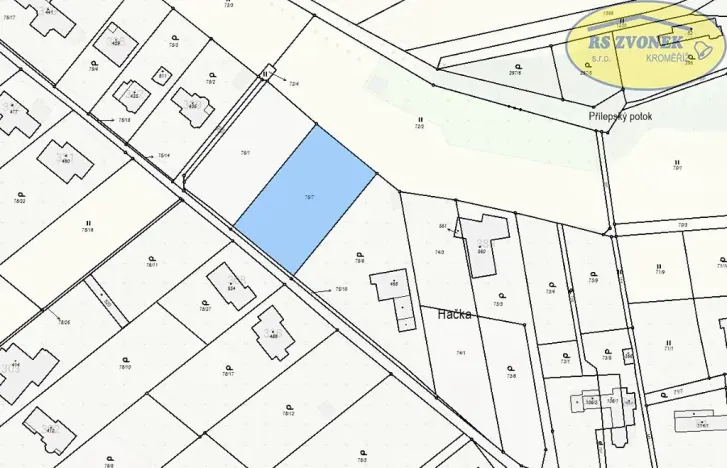 Prodej pozemku pro bydlení, Přílepy, 1755 m2