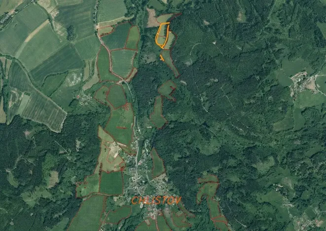 Prodej pole, Chlistov, 4212 m2