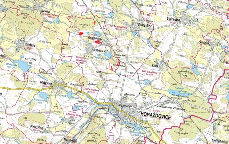 Prodej pole, Horažďovice, 68368 m2