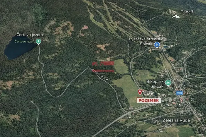 Prodej louky, Železná Ruda, 1722 m2