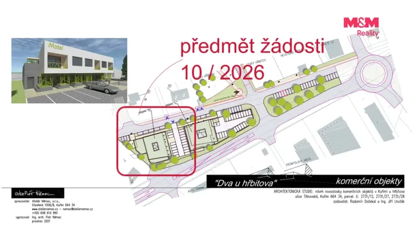 Prodej komerčního pozemku, Kuřim, 2019 m2
