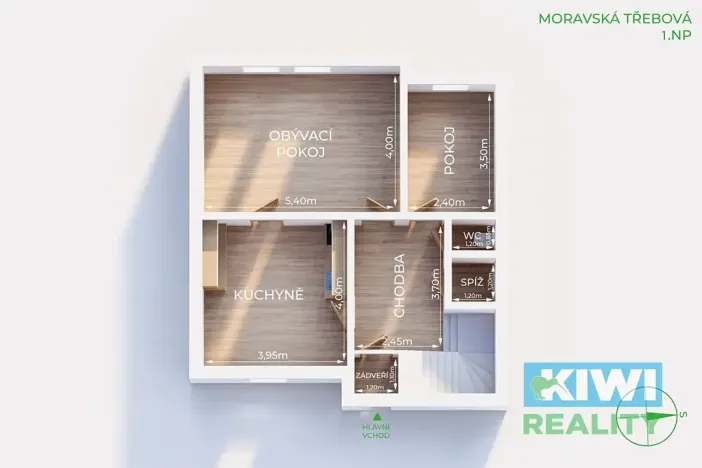 Prodej rodinného domu, Moravská Třebová, Bezručova, 111 m2