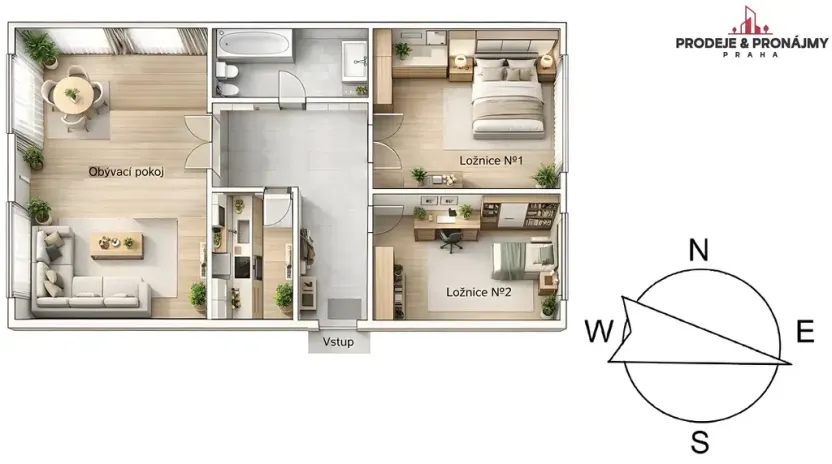 Pronájem bytu 3+1, Praha - Nové Město, Klimentská, 74 m2