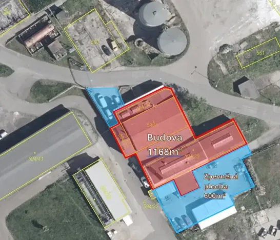 Pronájem výrobních prostor, Ústí nad Labem, U Tonasa, 1168 m2