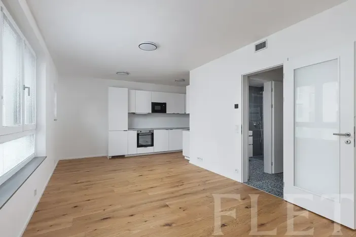 Pronájem bytu 1+kk, Praha - Radlice, U Komína, 38 m2