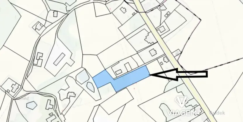 Prodej zahrady, Staré Křečany, 4425 m2