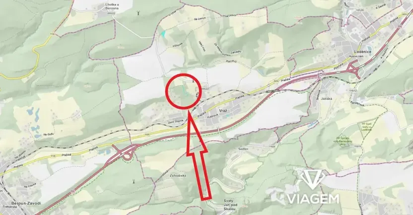 Prodej pozemku pro bydlení, Vráž, 728 m2