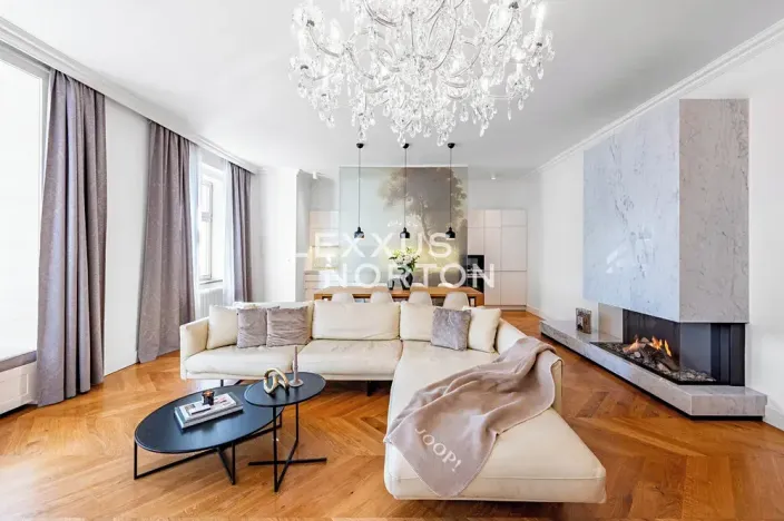 Prodej bytu 4+kk, Praha - Bubeneč, Puškinovo náměstí, 147 m2