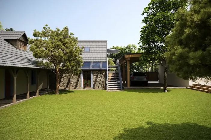 Prodej rodinného domu, Křišťanov, 420 m2