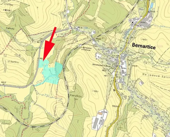 Prodej louky, Bernartice, 7104 m2