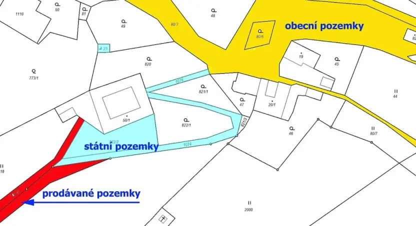 Prodej louky, Moravská Třebová, 10532 m2