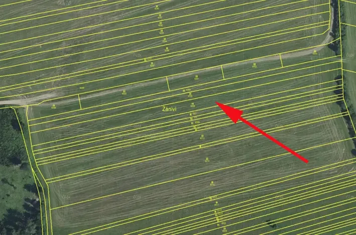 Prodej louky, Horní Němčí, 3469 m2