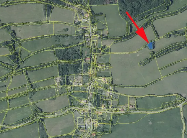 Prodej louky, Kozly, 1147 m2