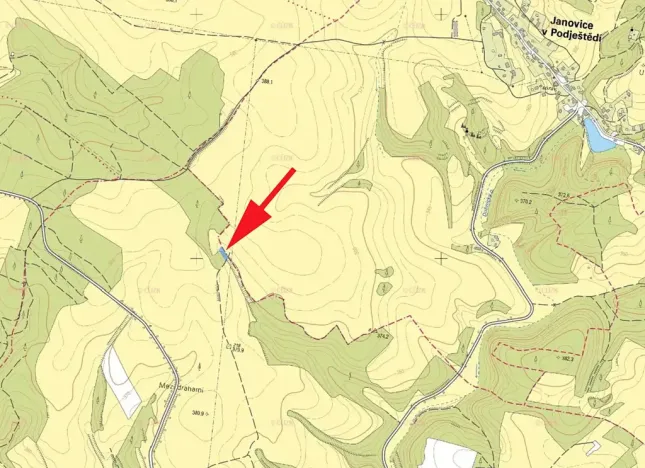 Prodej louky, Dubnice, 903 m2