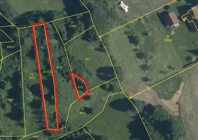 Prodej louky, Huslenky, 784 m2