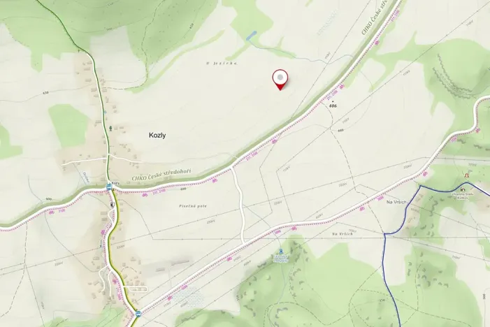 Prodej louky, Kozly, 1779 m2