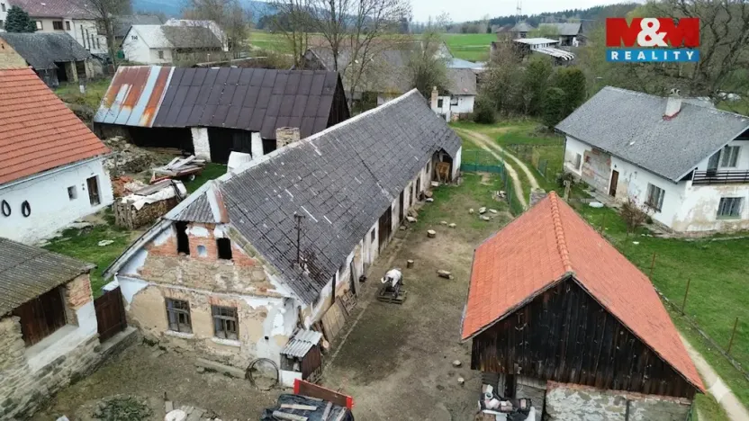 Prodej zemědělské usedlosti, Řečice - Křepiny, 119 m2