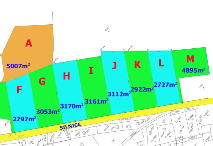 Prodej louky, Liberec, 3170 m2