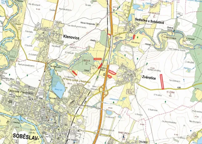 Prodej pole, Zvěrotice, 43682 m2