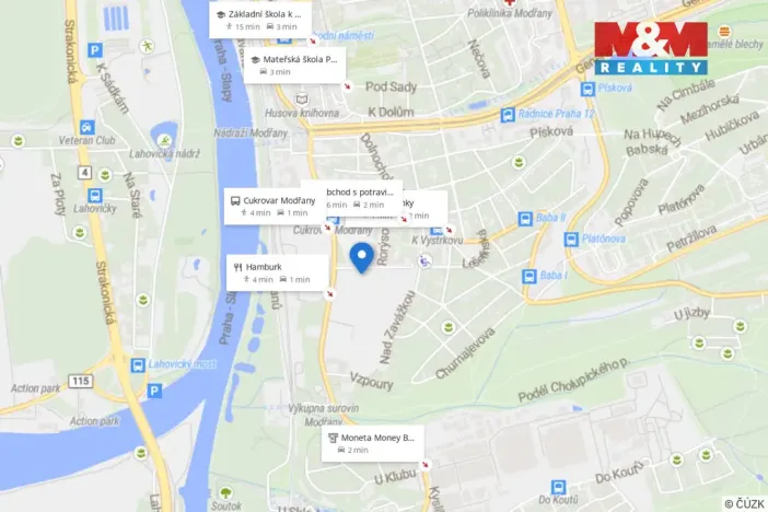 Prodej bytu 2+kk, Praha - Modřany, Zlochova, 49 m2