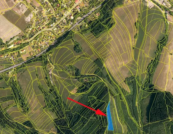 Prodej lesa, Lhota u Vsetína, 5445 m2